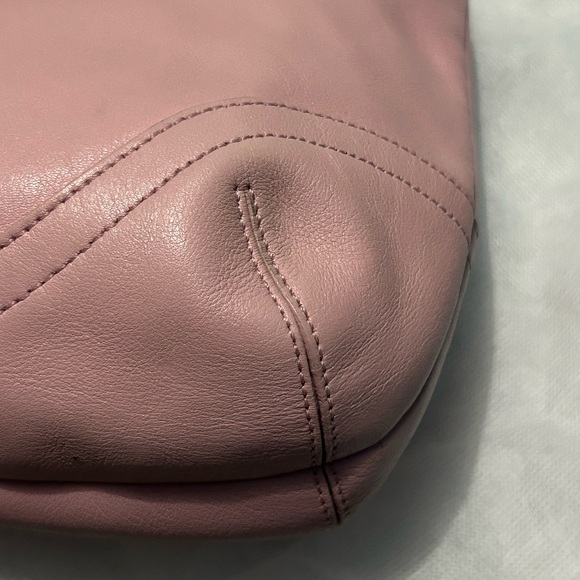 Coach Baby Pink Leather Shoulder Bag - Picture 2 of 15
